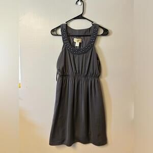 Francesca’s Collection sleeveless dress with beaded neckline